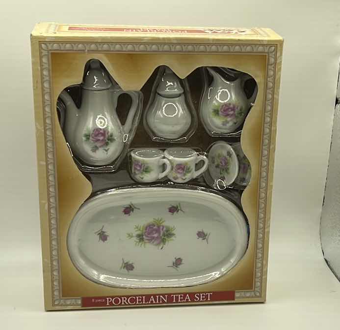Photo 1 of 2 - MINIATURE PORCELAIN TEA SETS