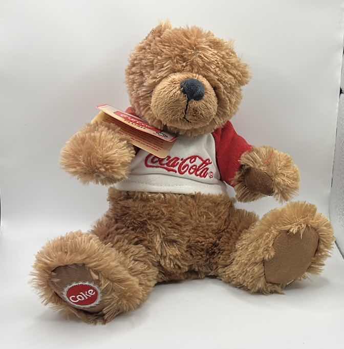 Photo 1 of 2 - COCA-COLA STUFFED TEDDY BEARS WITH TAGS