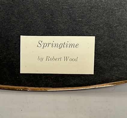 Photo 1 of FRAMED WATERCOLOR BY WALTER WOOD “SPRINGTIME” 14” x 17”