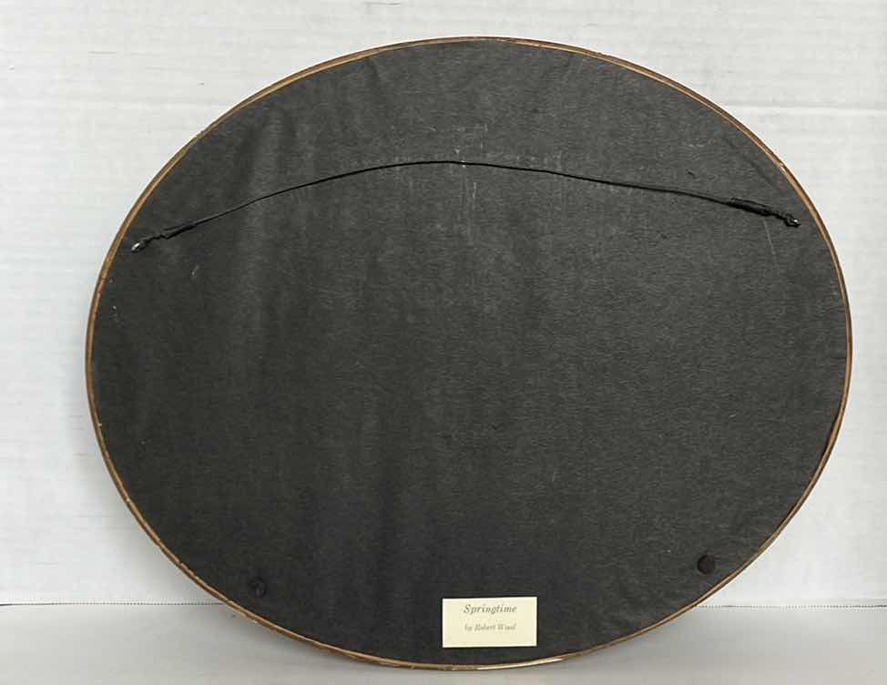 Photo 1 of FRAMED WATERCOLOR BY WALTER WOOD “SPRINGTIME” 14” x 17”