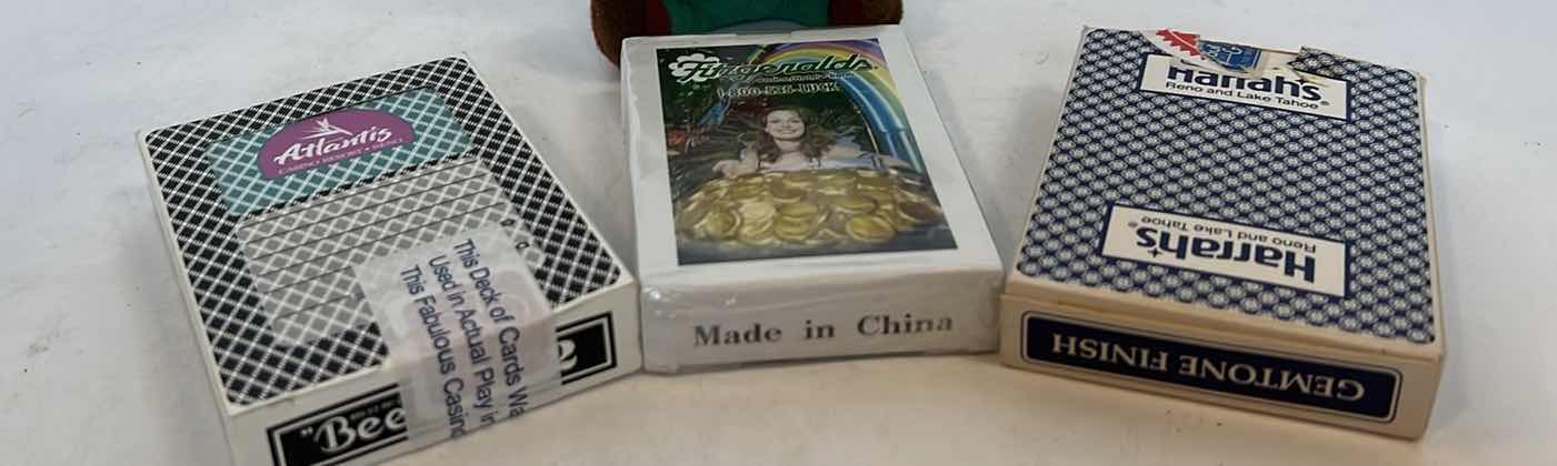 Photo 1 of FITZGERALD’S CASINO RENO (CLOSED) TOY AND CARDS + 2 - RENO CASINO CARDS