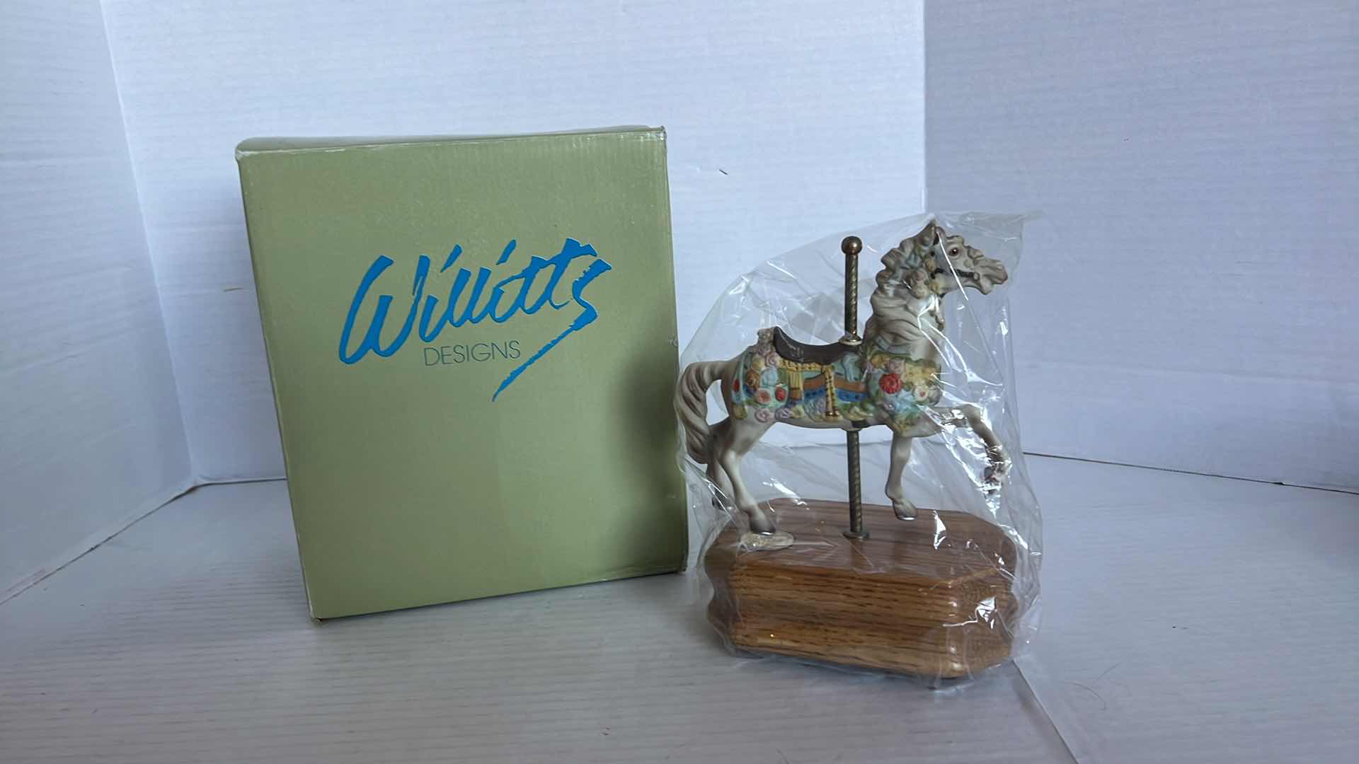 Photo 1 of VINTAGE WILLITTS CAROUSEL HORSE MUSIC BOX