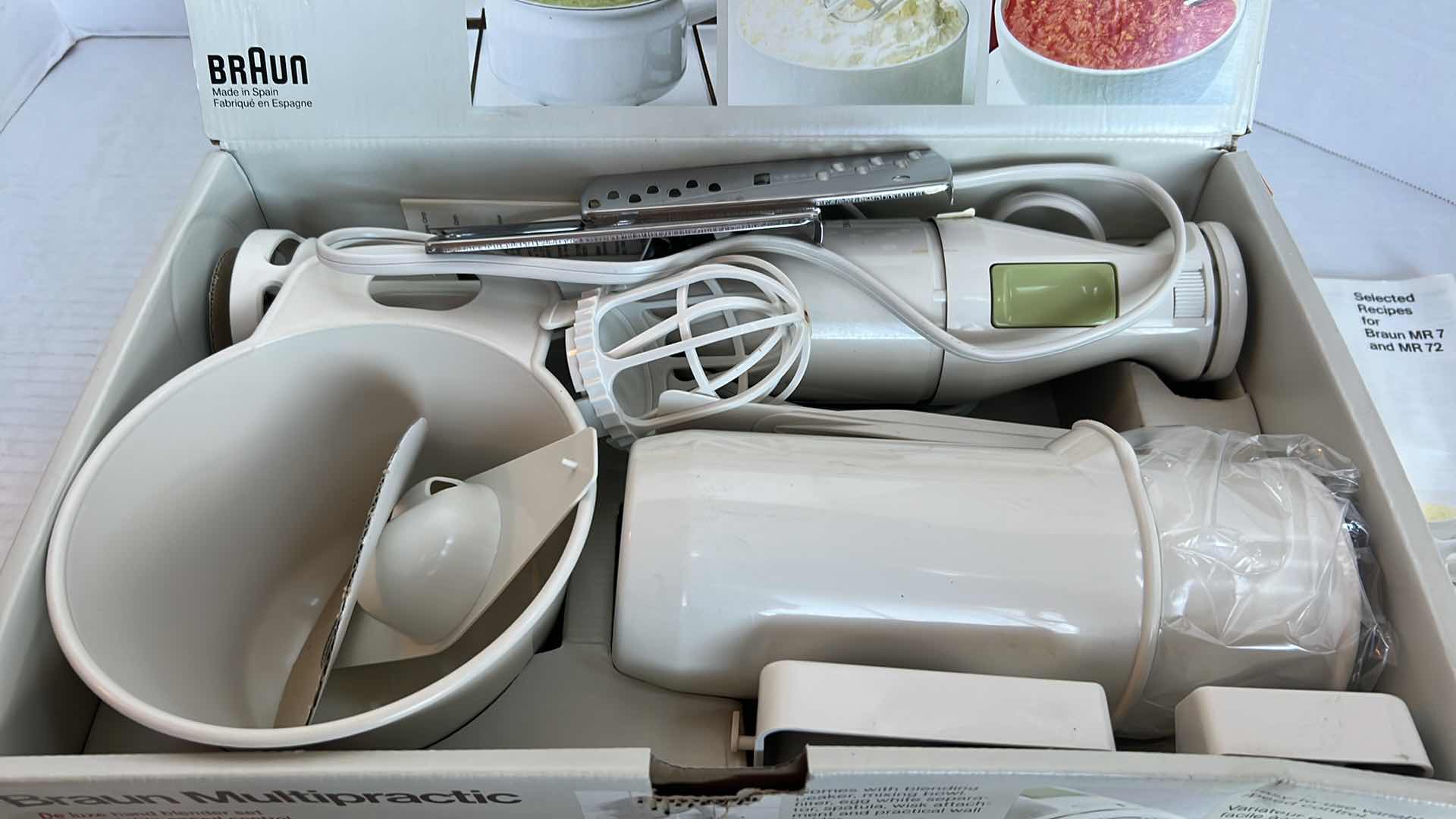 Photo 1 of BRAUN STICK MULTI PURPOSE ELECTRIC HAND MIXER WITH ATTACHMENTS