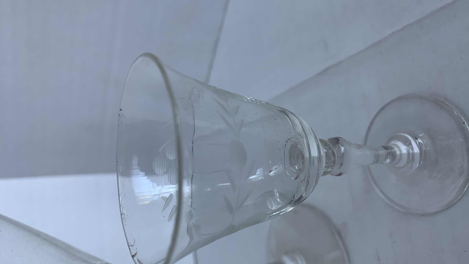 Photo 3 of 4-MARTINI GLASSES AND 5-CORDIAL GLASSES