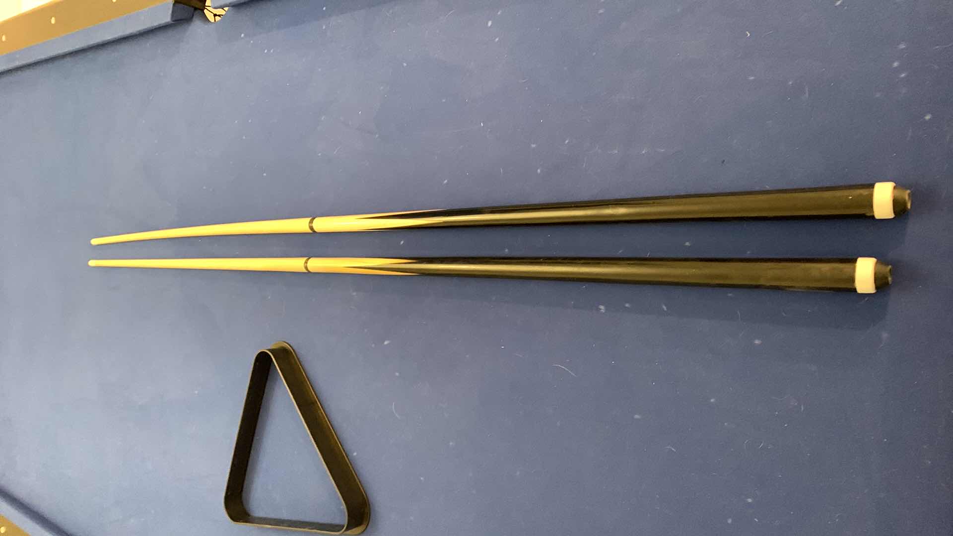 Photo 8 of GOSPORTS BILLIARDS PLASTIC POOL TABLE WITH COLLAPSABLE LEGS FOR STORAGE 52” X 96” H 32” AND 2-POOL CUES