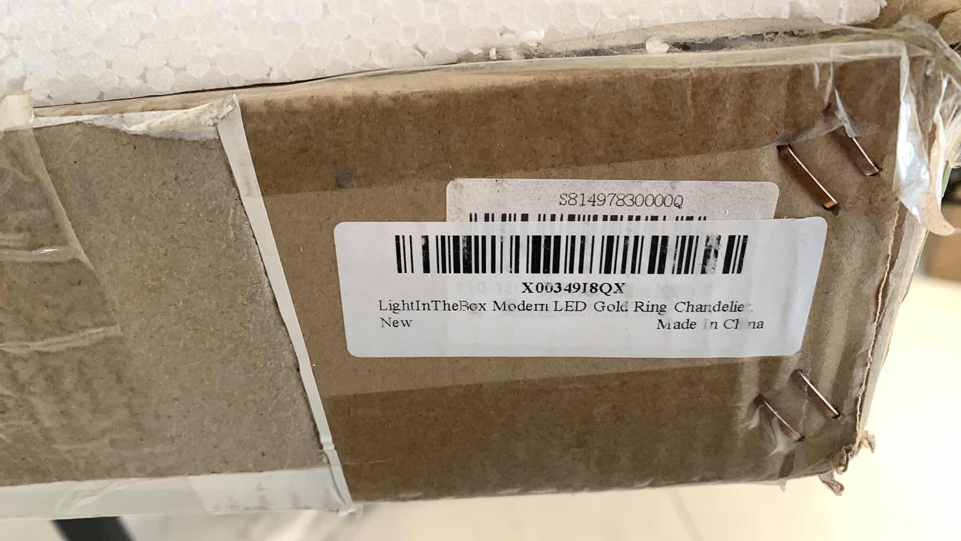 Photo 3 of LIGHTINTHEBOX MODERN GOLD RING CHANDELIER