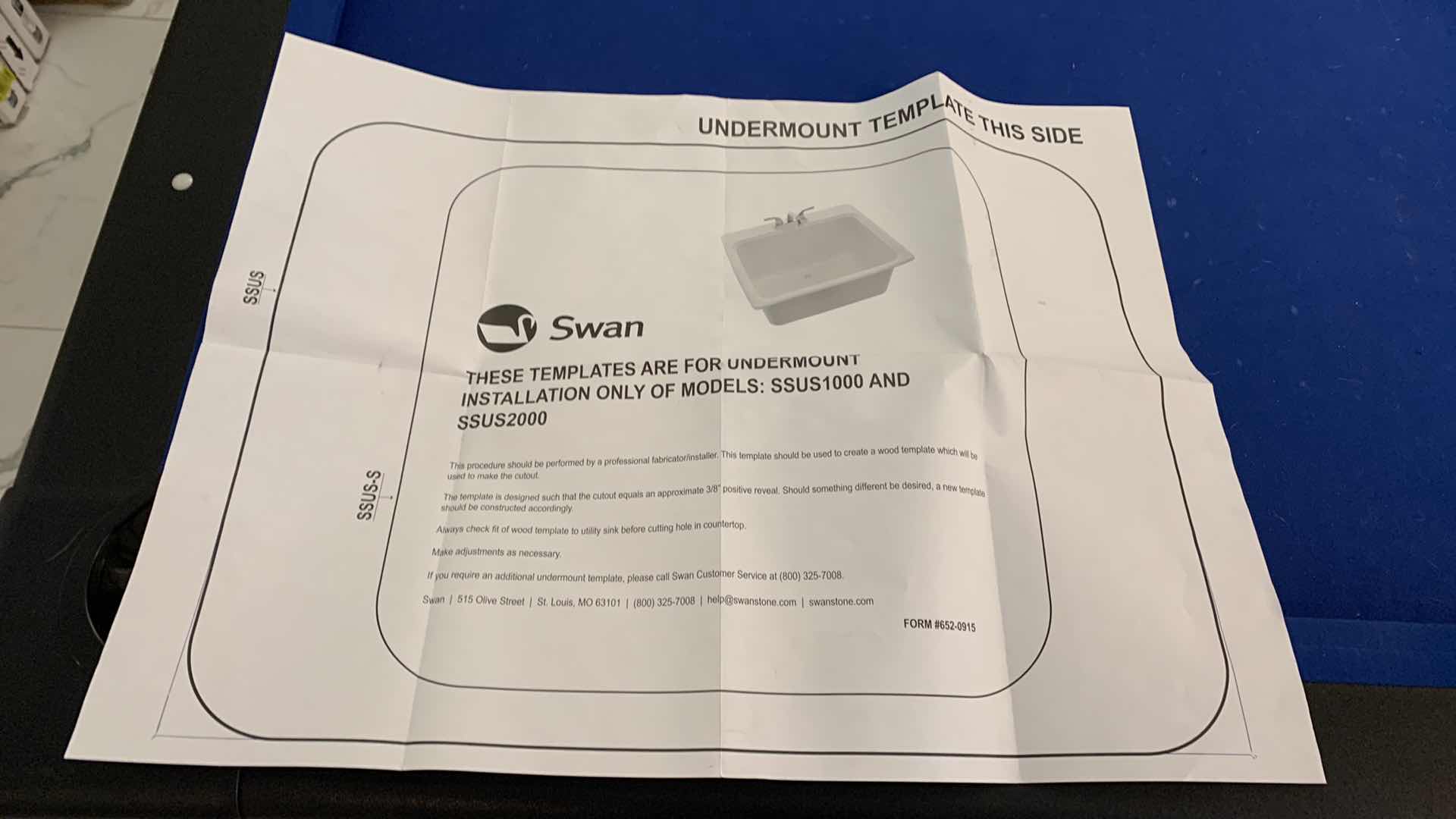 Photo 1 of SWAN UNDERMOUNT DEEP SINK 25” X 22” H 13.5”