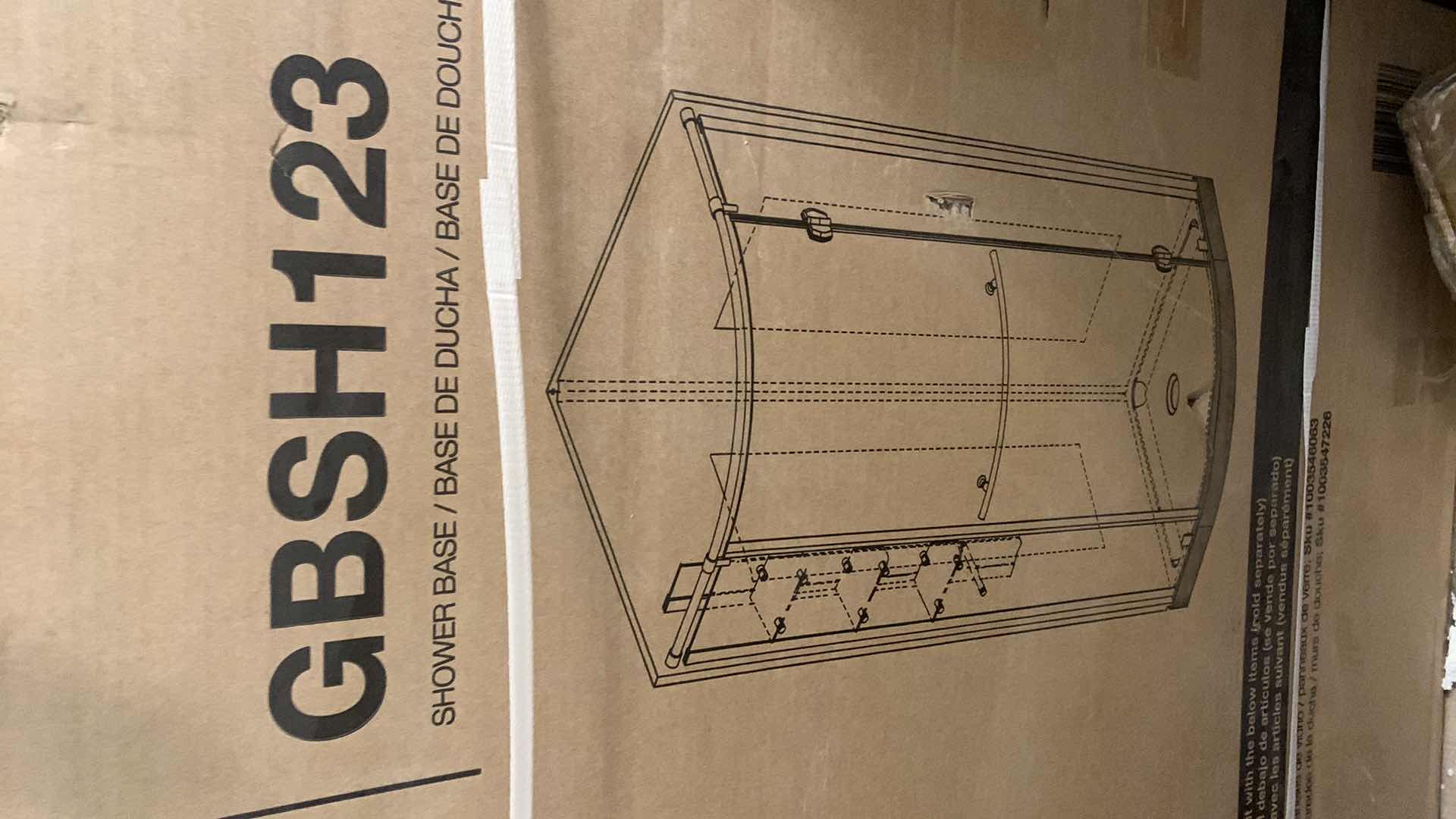 Photo 1 of GLACIER BAY SHOWER BASE GBSH123