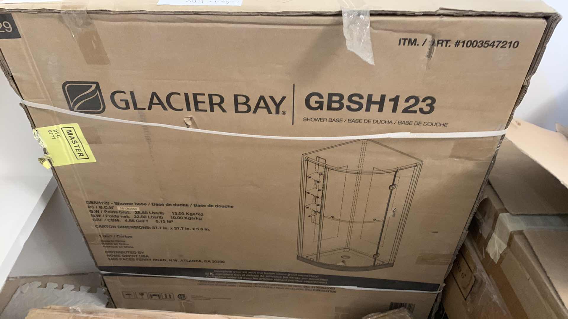 Photo 1 of GLACIER BAY SHOWER BASE GBSH123