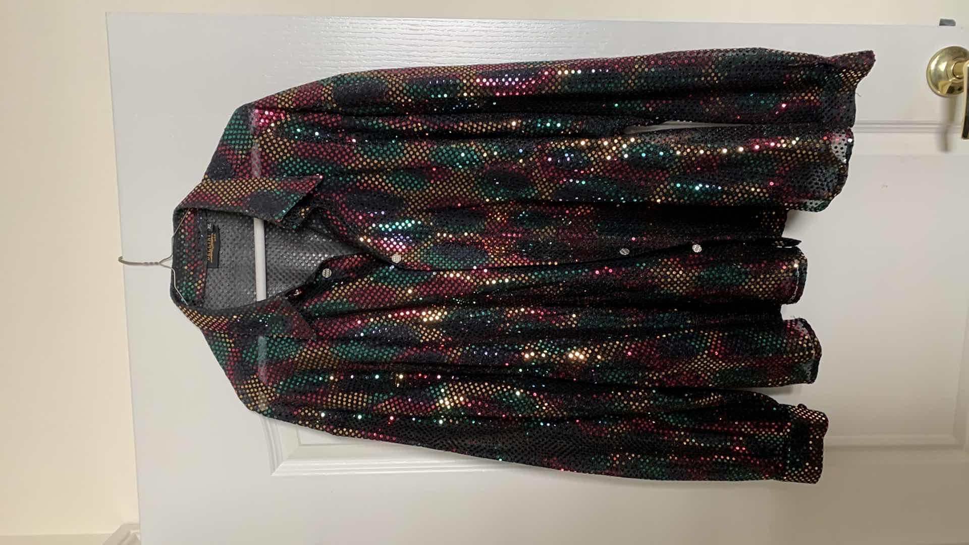 Photo 1 of MENS BELLINI SEQUINED SHIRT SIZE XL