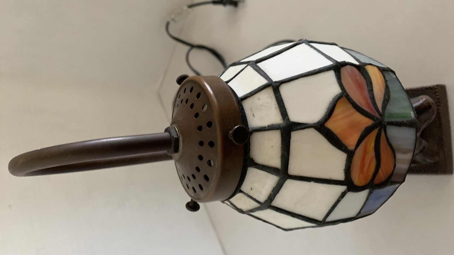 Photo 1 of BRASS HOUND DOG STAIN GLASS 15” TALL