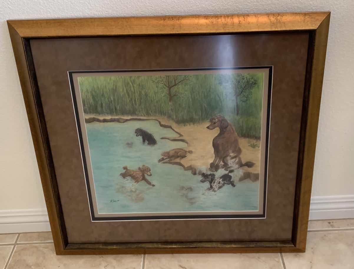 Photo 1 of ORIGINAL PRINT BY A LEE 29” X 28”