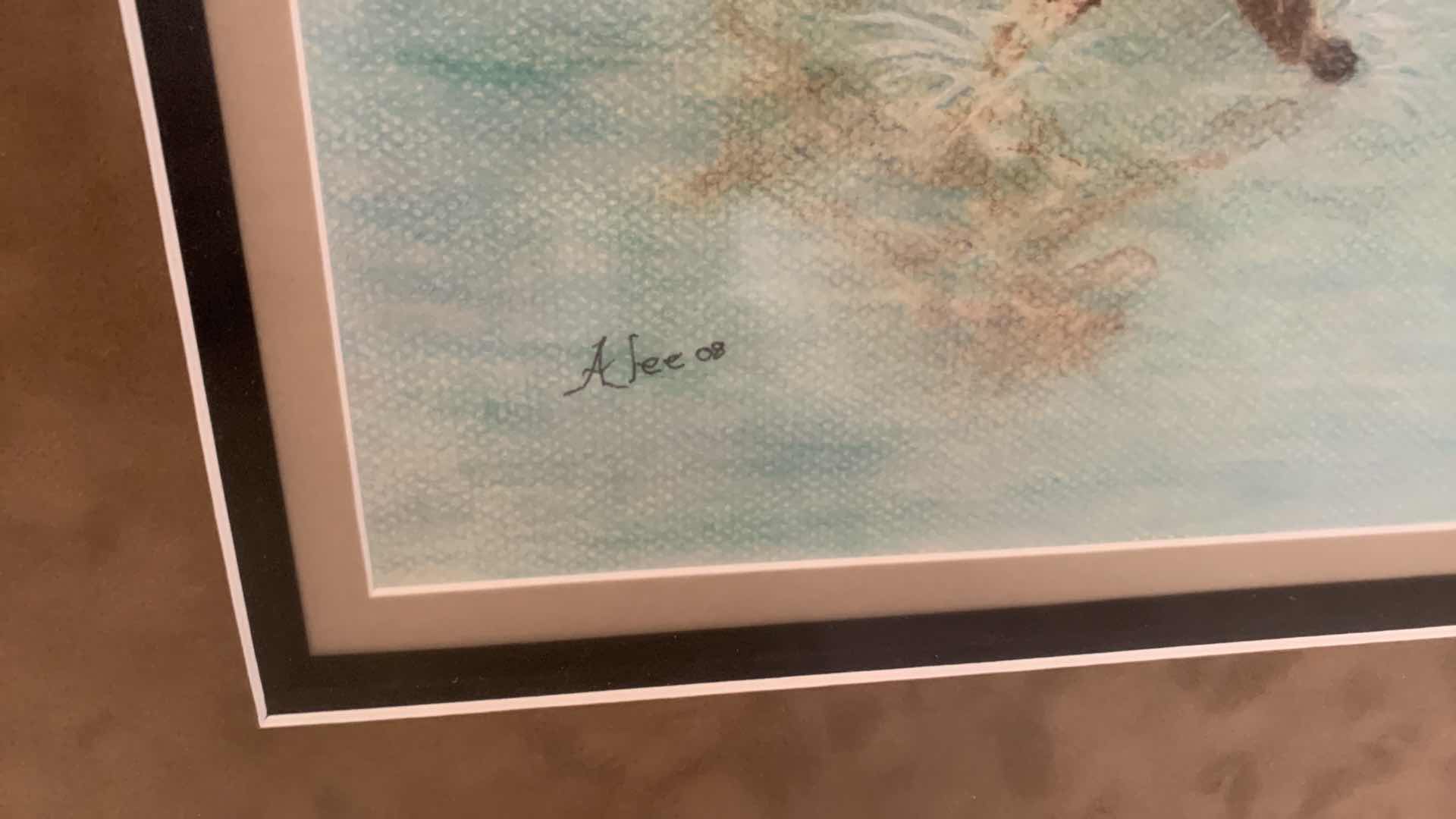 Photo 2 of ORIGINAL PRINT BY A LEE 29” X 28”