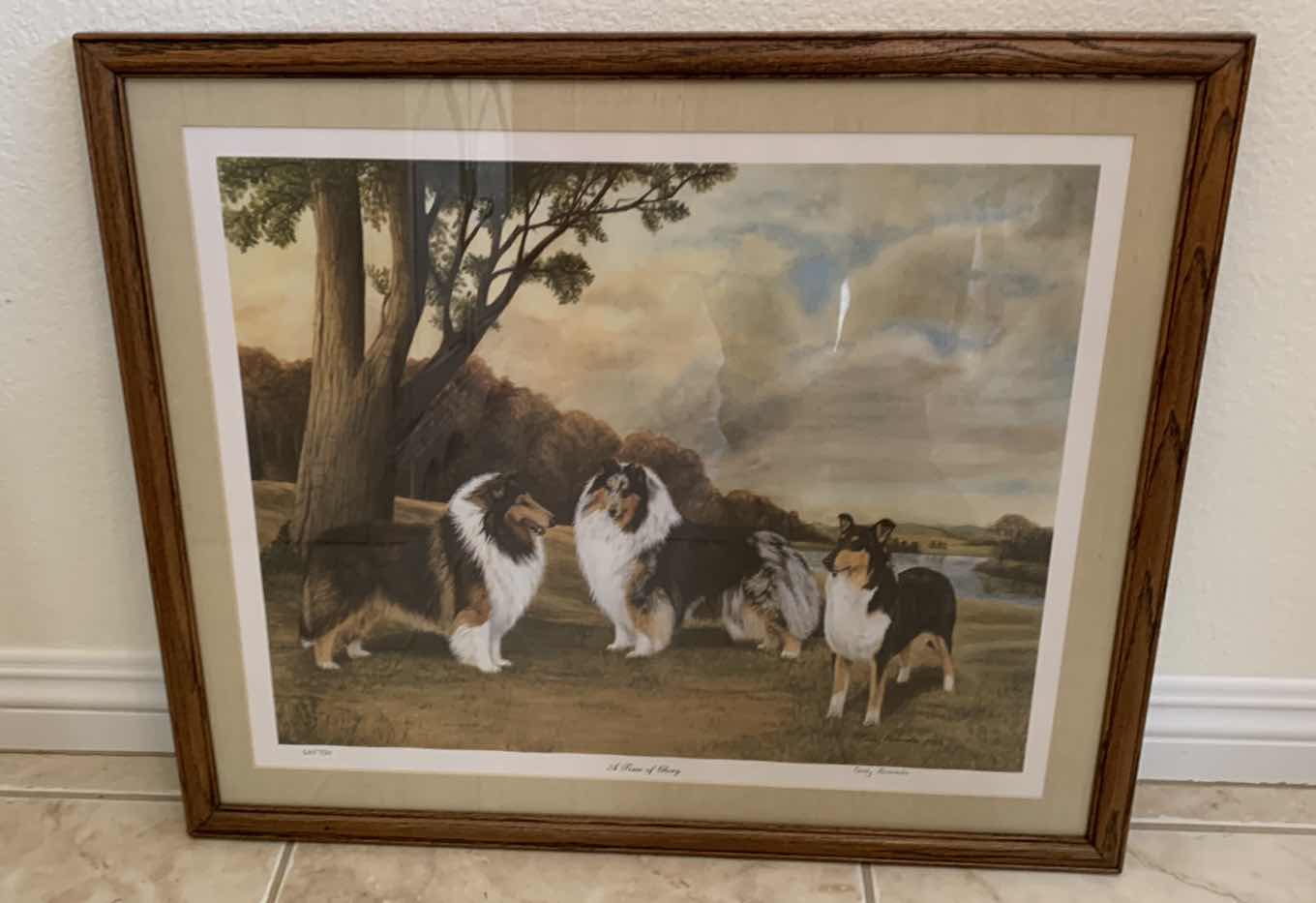 Photo 1 of “A TIME OF GLORY” 68/750 ORIGINAL PRINT SIGNED BY CINDY ALVARADO 26” X 22”