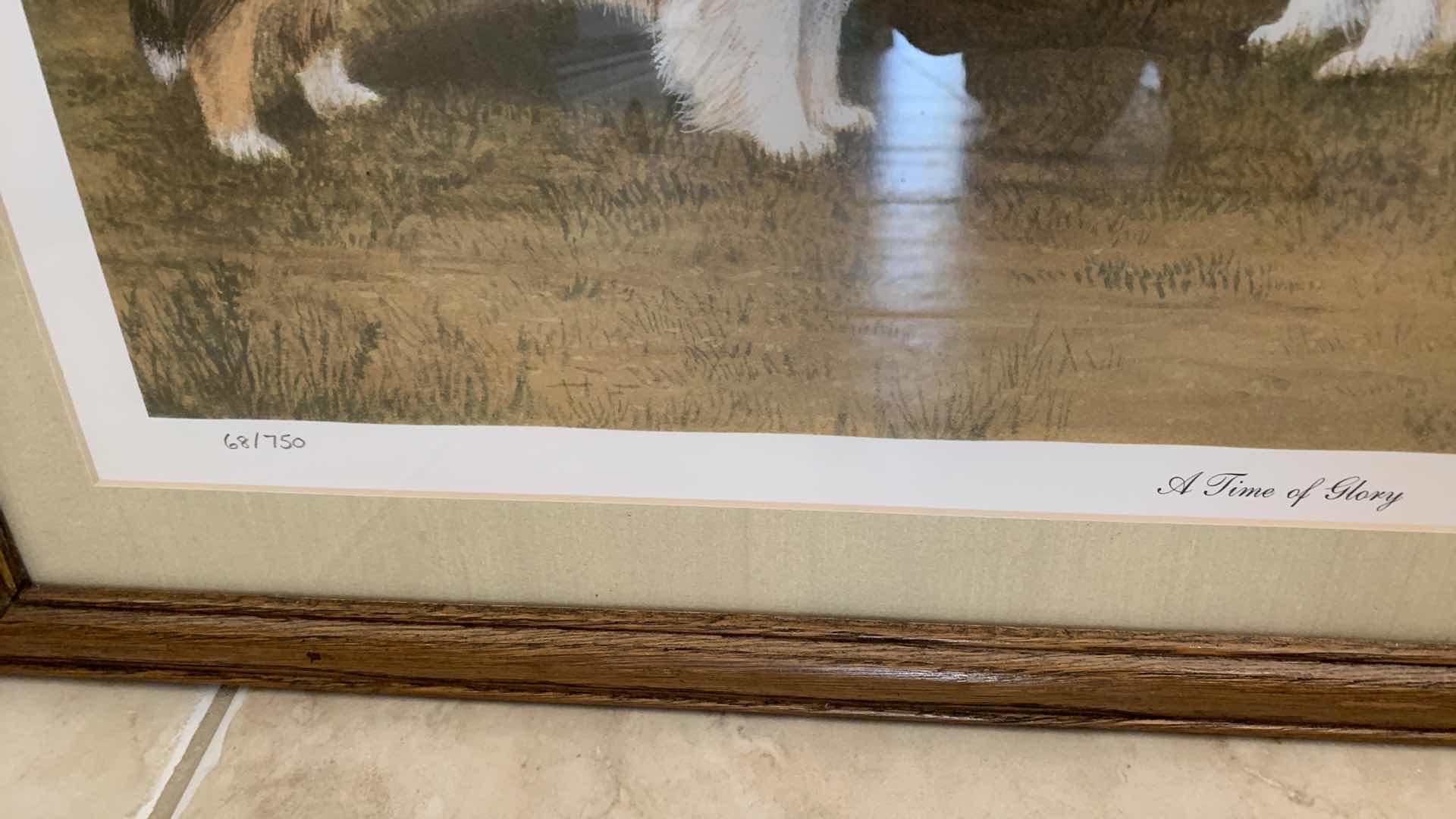 Photo 1 of “A TIME OF GLORY” 68/750 ORIGINAL PRINT SIGNED BY CINDY ALVARADO 26” X 22”