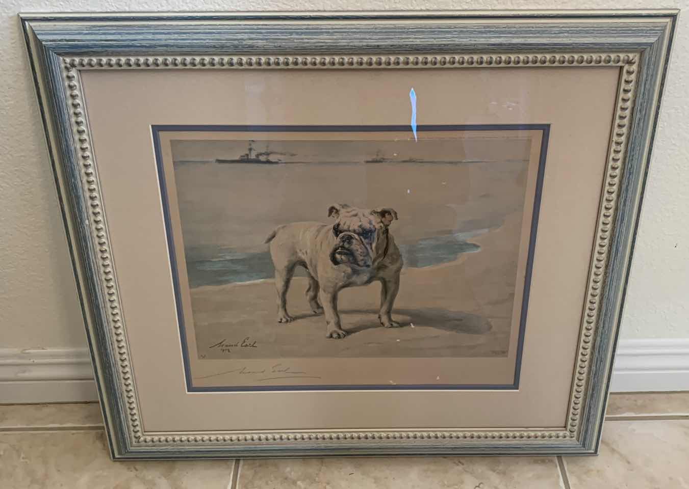 Photo 1 of ORIGINAL PRINT SIGNED BY MAUD EARL 1909 24” X 21”