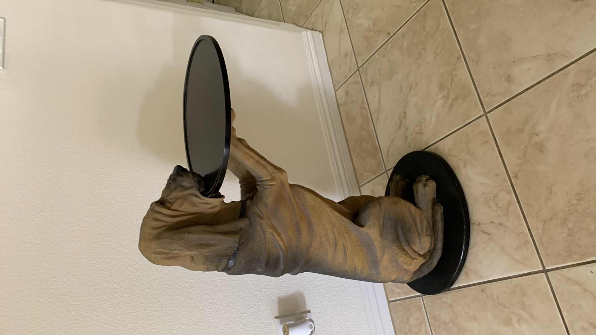 Photo 1 of BLOODHOUND DOG WITH SERVING TRAY 33” TALL