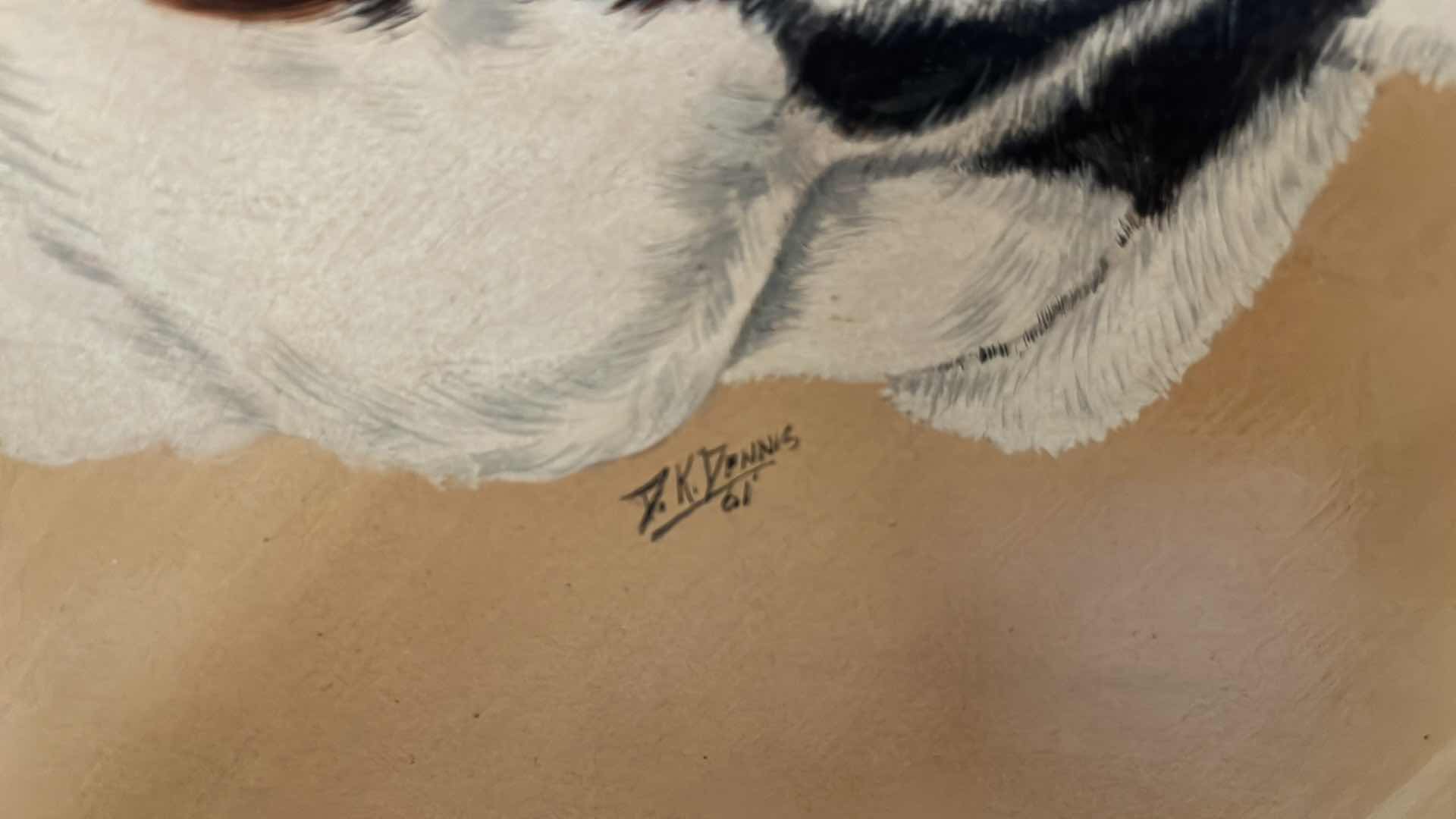 Photo 1 of BULLDOG PAINTING 15” X 19”