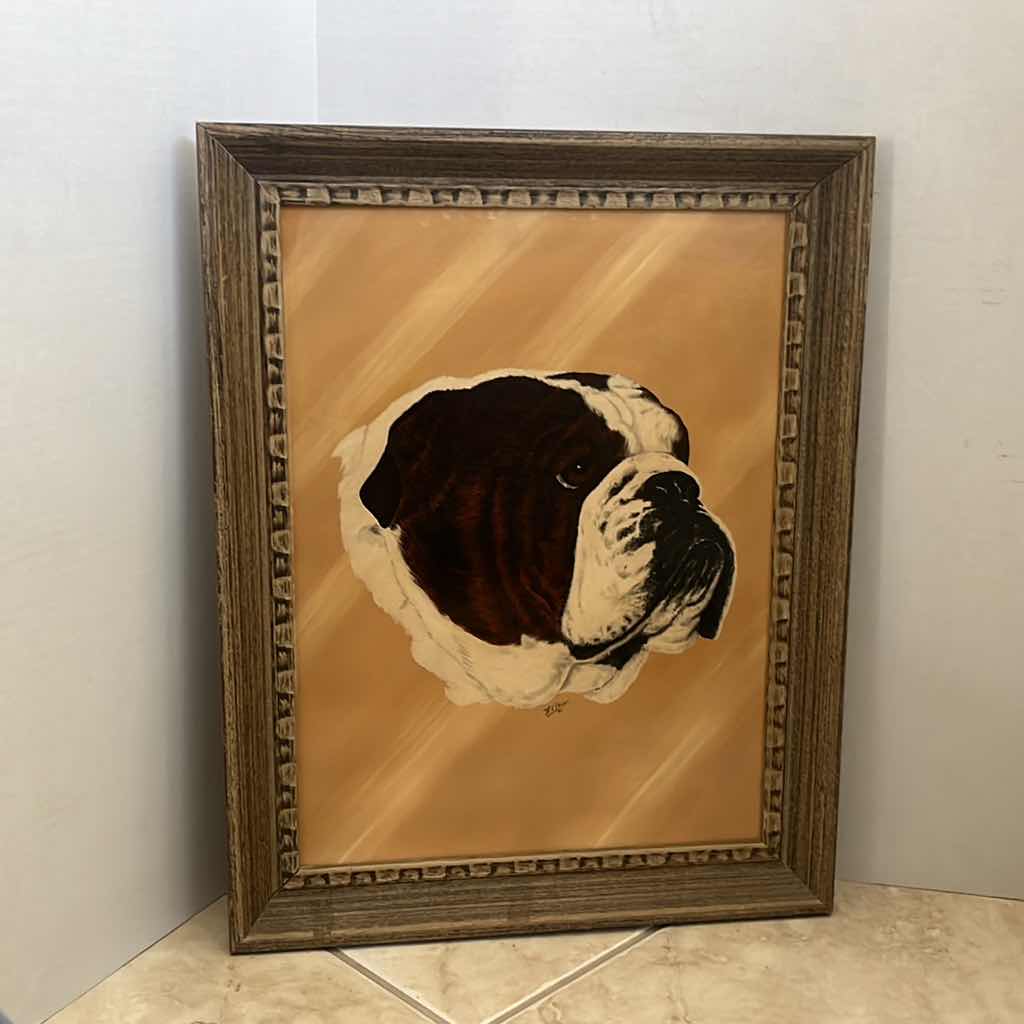 Photo 1 of BULLDOG PAINTING 15” X 19”