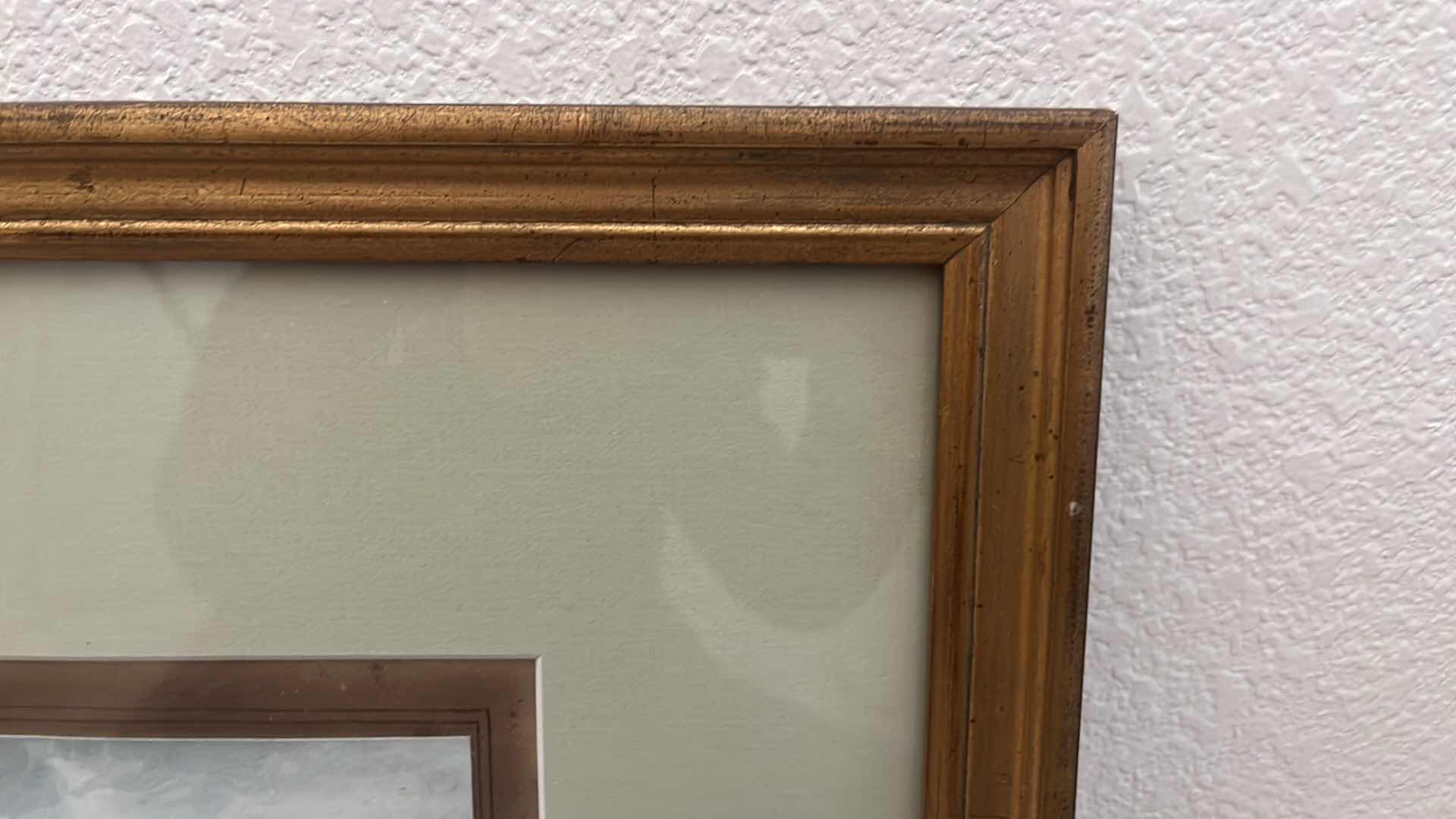 Photo 1 of GREYHOUND FRAMED PAINTING 17.5”X16”