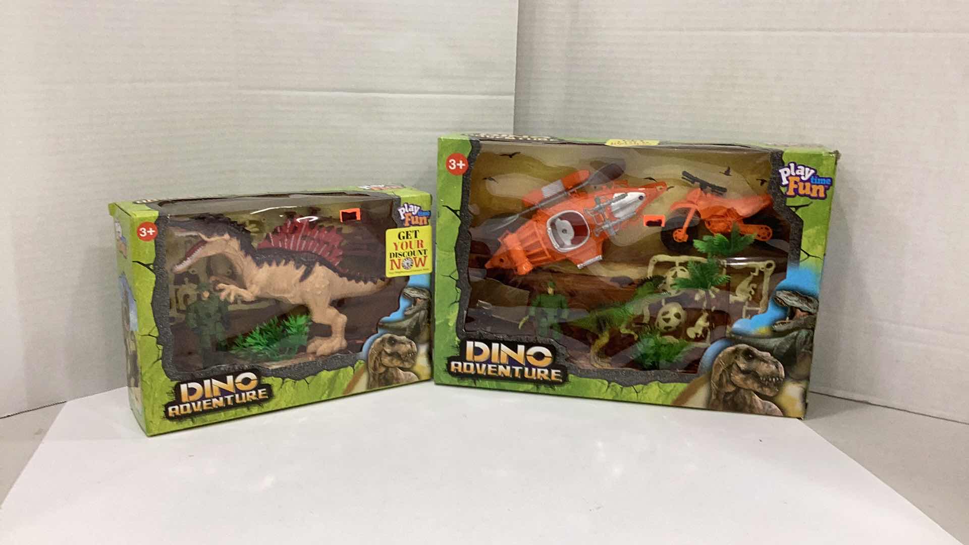 Photo 1 of 2 NEW DINO ADVENTURE TOY SETS