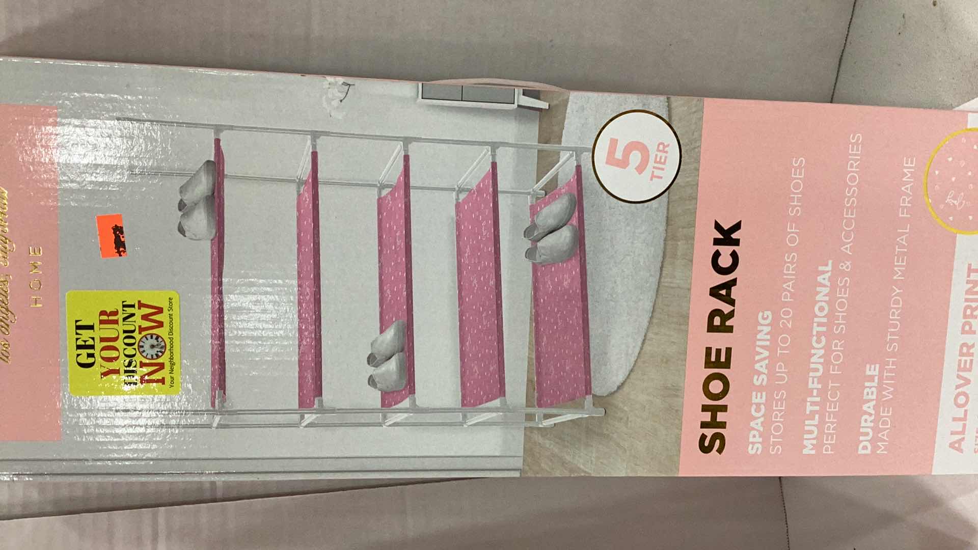 Photo 1 of 2PCS JUICY COUTURE SHOE RACKS
