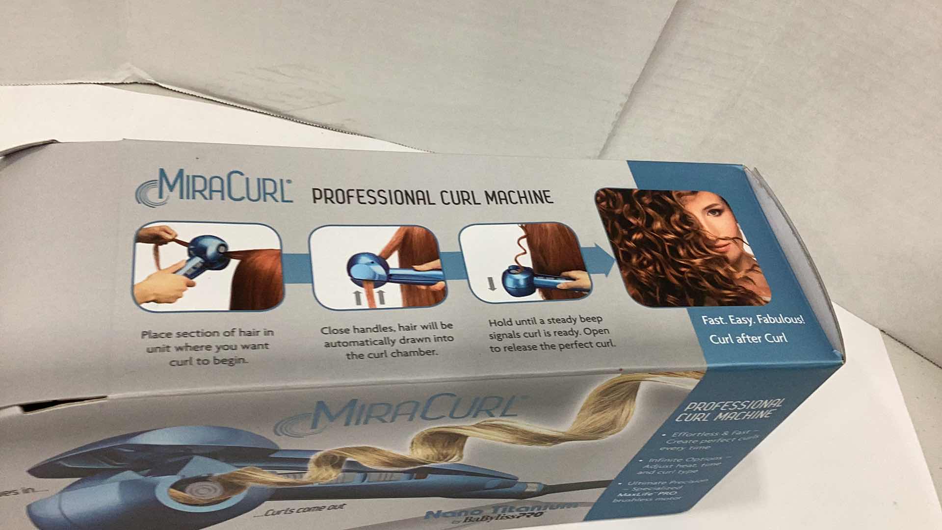 Photo 1 of BABYLISS PRO NANO TITANIUM PROFESSIONAL CURL MACHINE