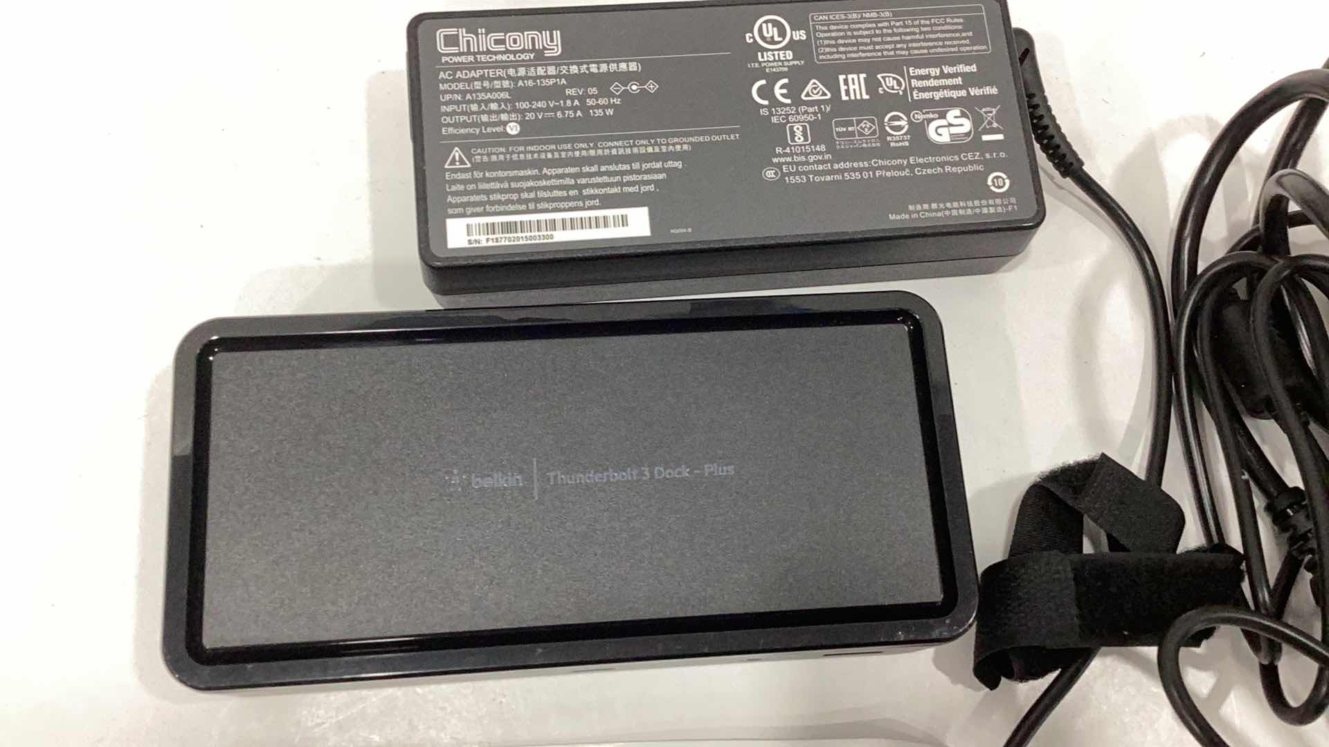 Photo 1 of BELKIN THUNDERBOLT 3 DOCK PLUS STATION