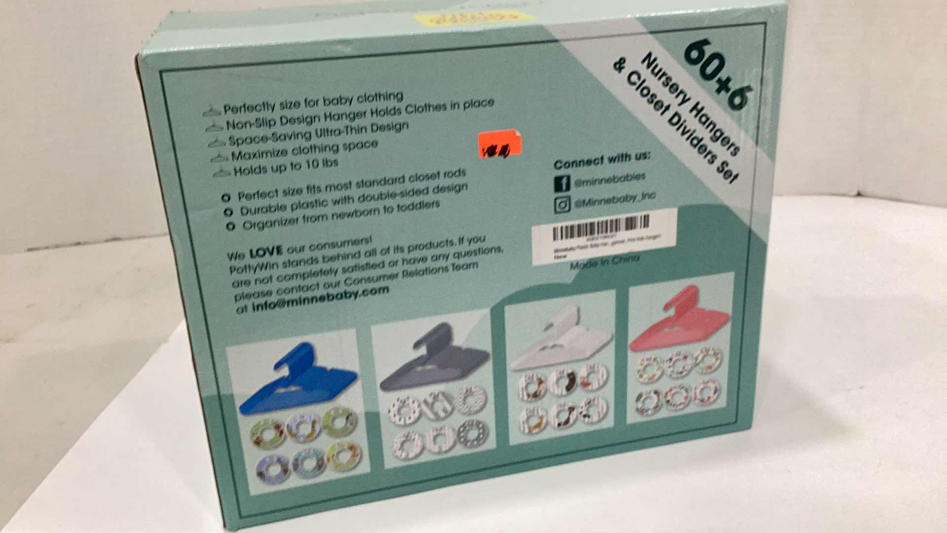 Photo 1 of 66 PCS PINK HANGERS FOR KIDS