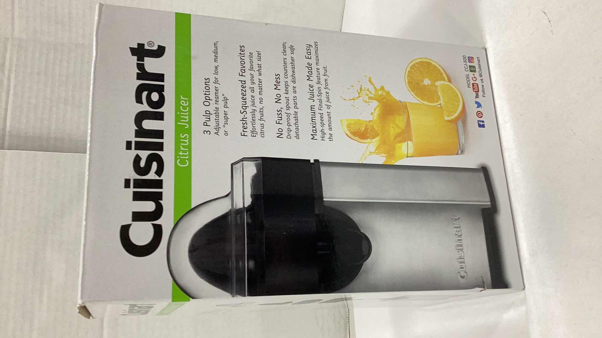 Photo 1 of CUISINART CITRUS JUICER
