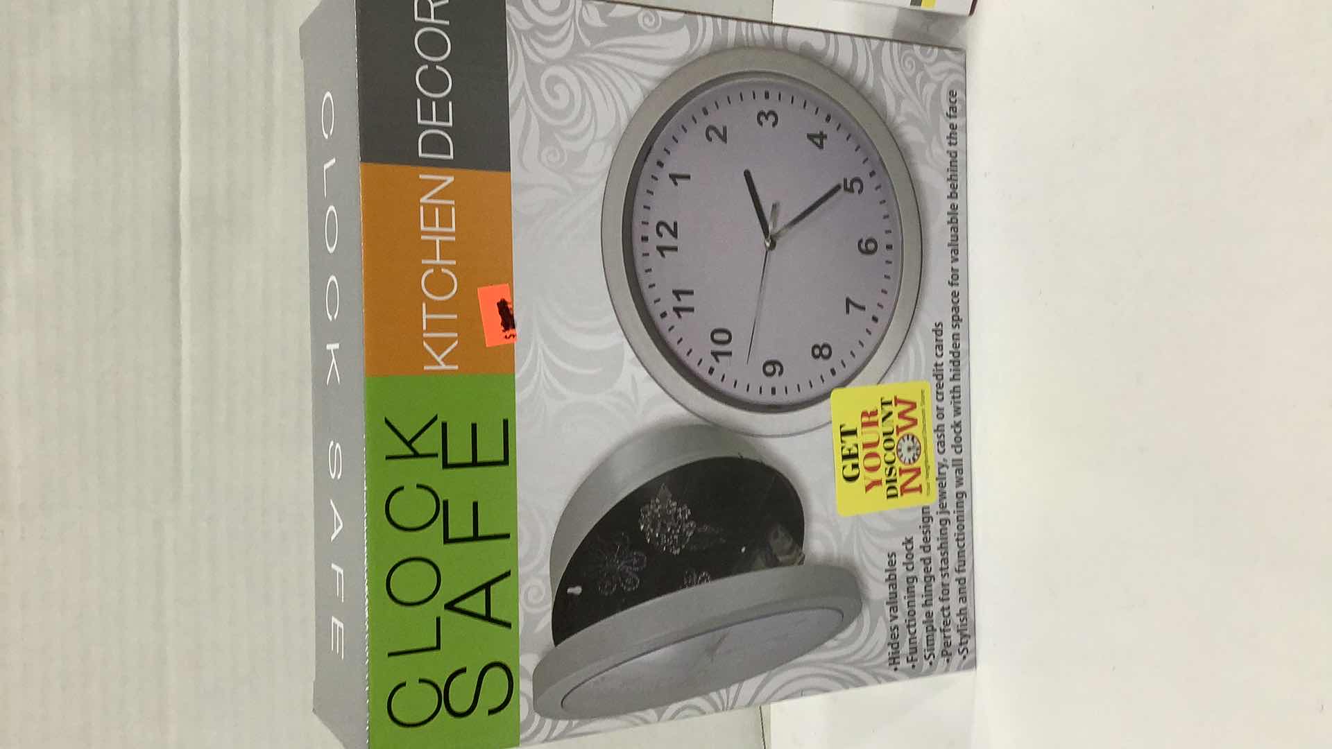 Photo 1 of 2 PCS NEW CLOCK AND BOOK SAFE