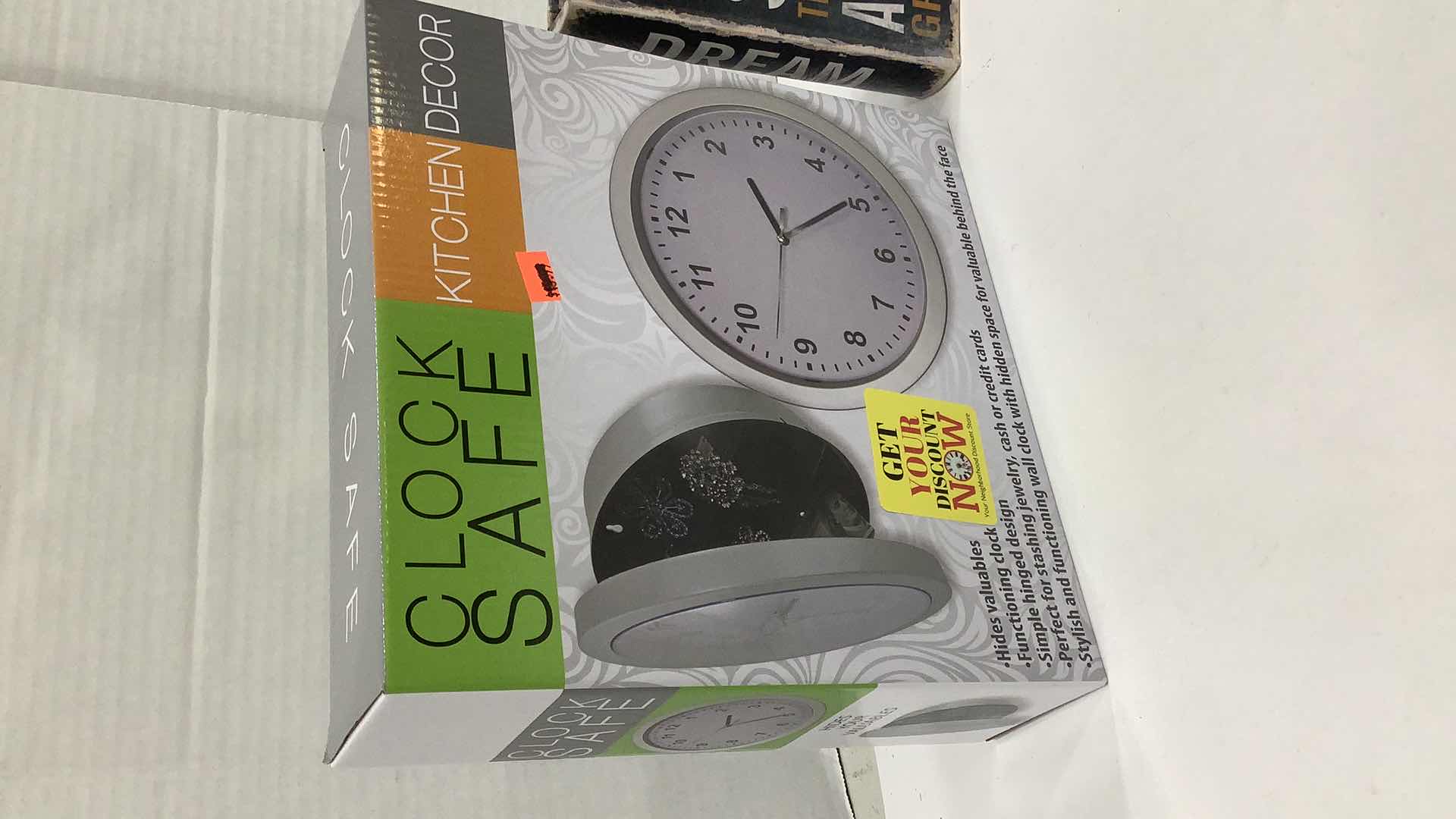 Photo 1 of 2 PCS NEW CLOCK AND BOOK SAFE