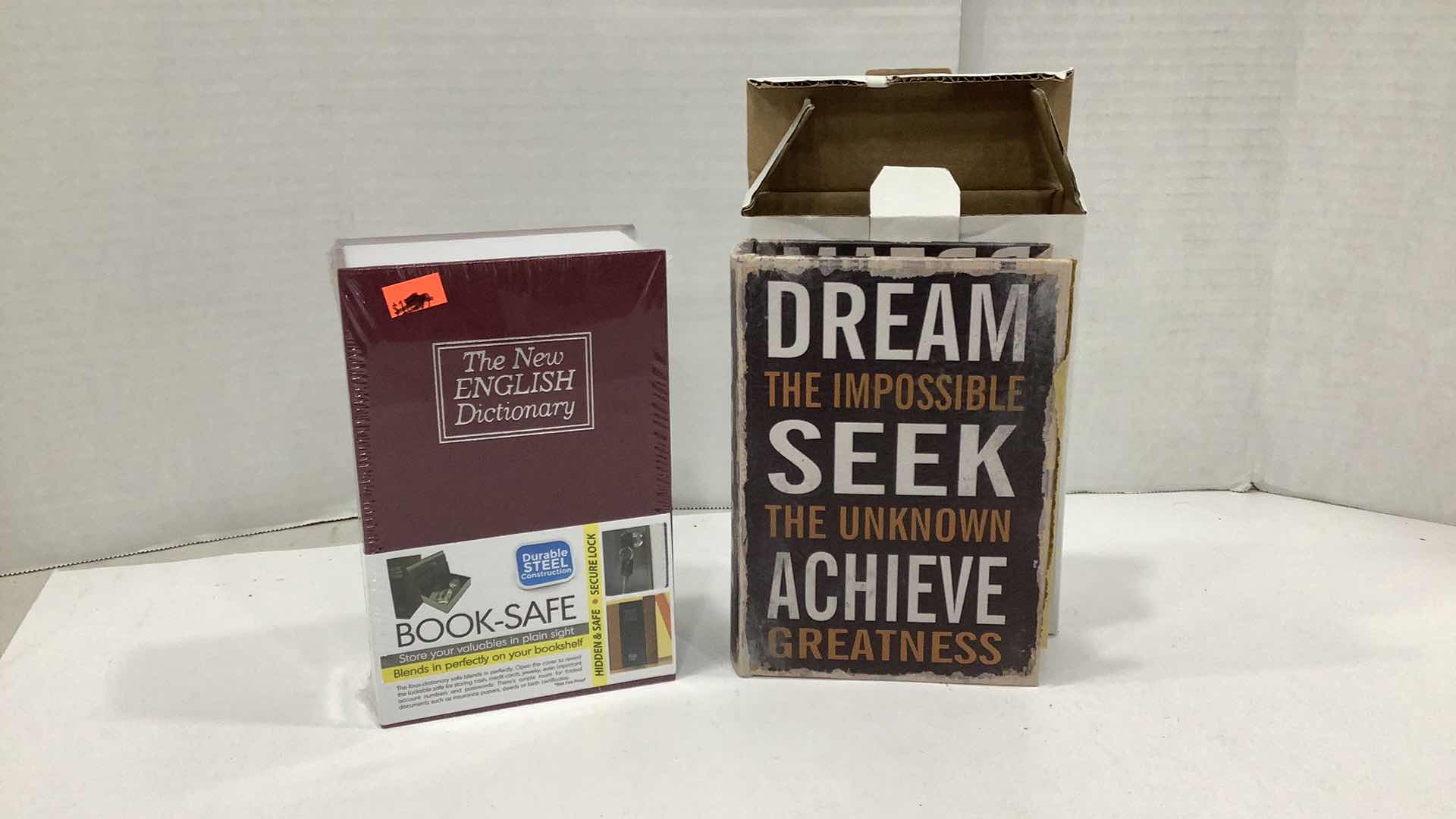 Photo 1 of 2 PCS NEW BOOK SAFE