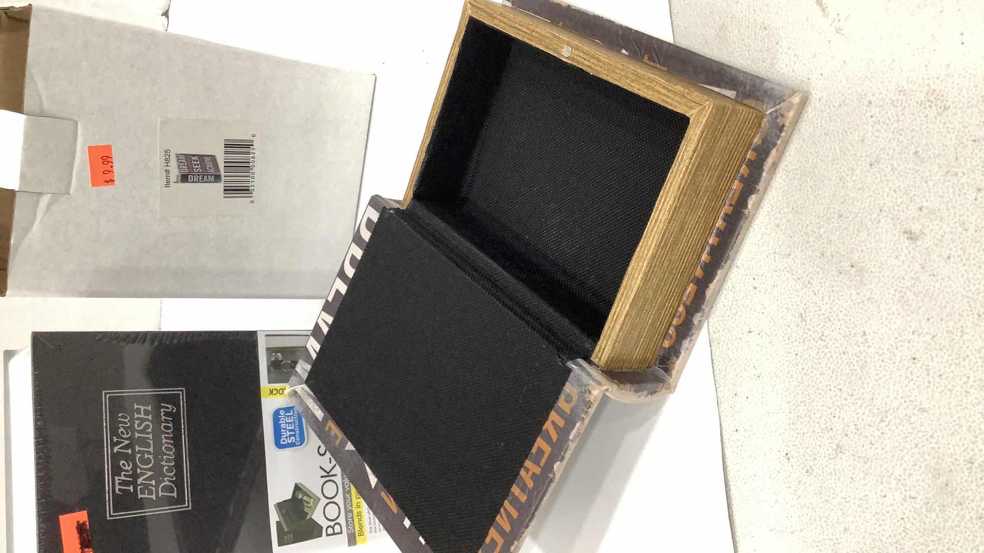 Photo 1 of 2 PCS NEW BOOK SAFE