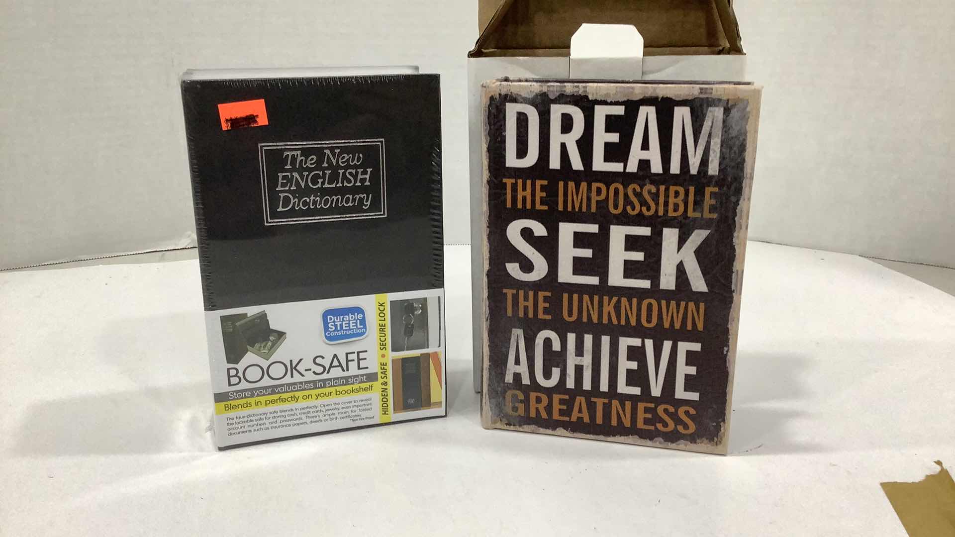 Photo 1 of 2 PCS NEW BOOK SAFE