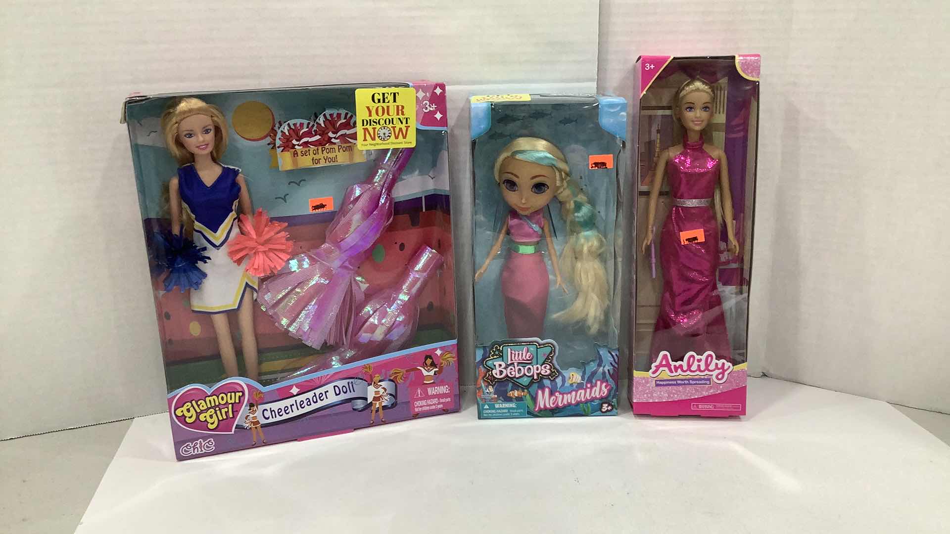 Photo 1 of 3 PCS NEW GIRL DOLLS