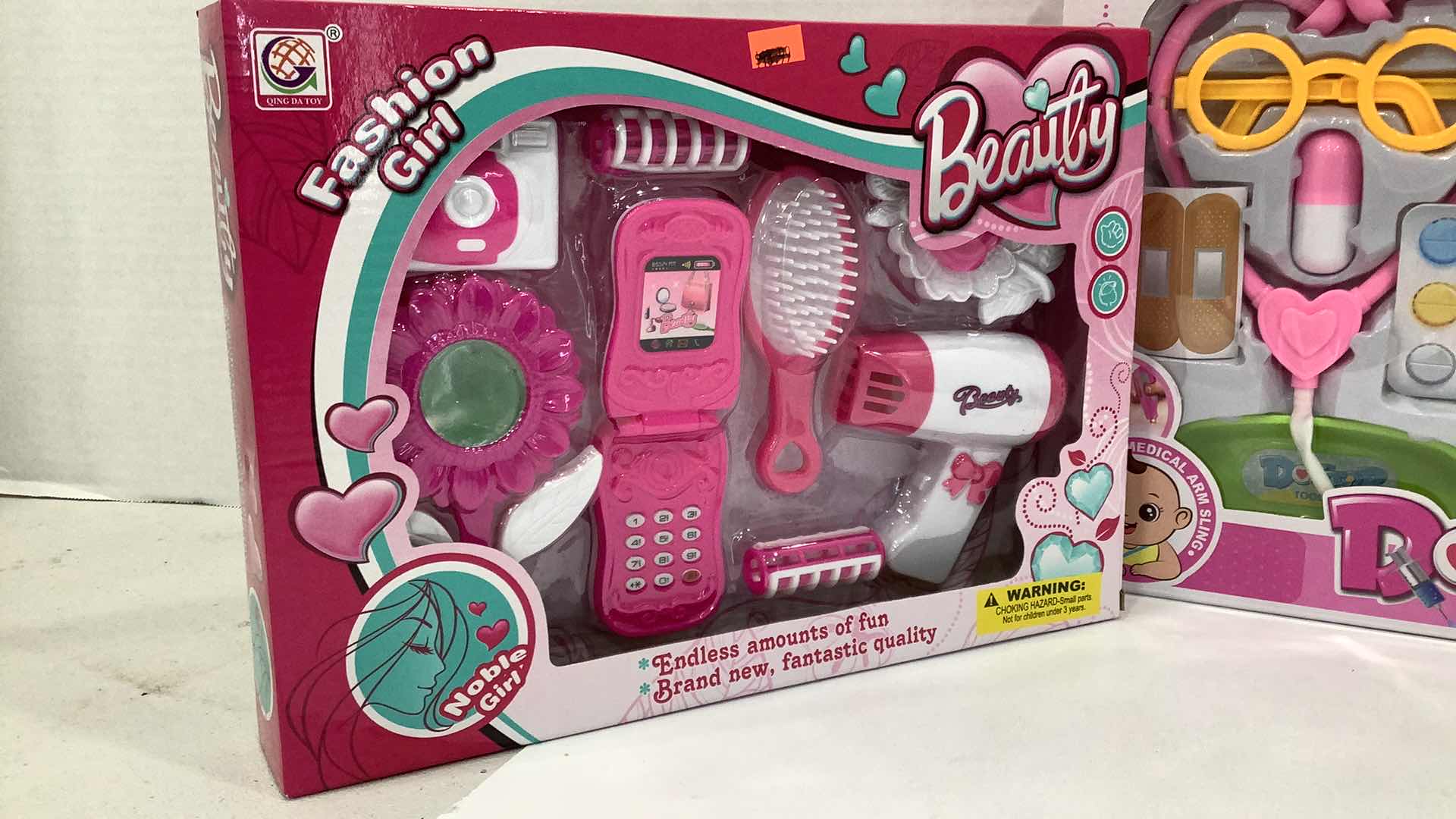 Photo 2 of 3 PCS NEW GIRL DOLL, BEAUTY SET AND DOCTOR GAME SET