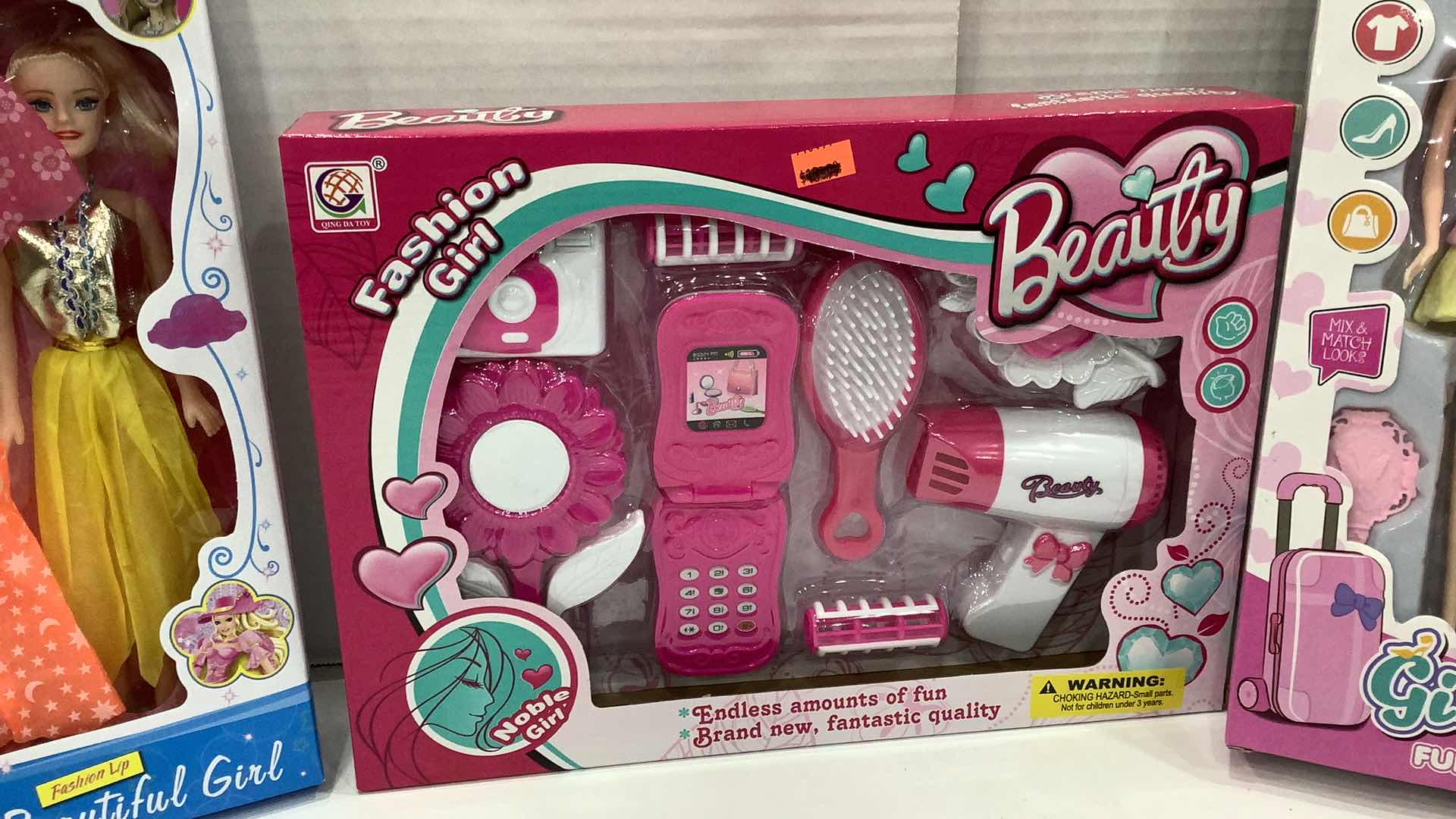 Photo 1 of 3 PCS DOLLS AND BEAUTY SET