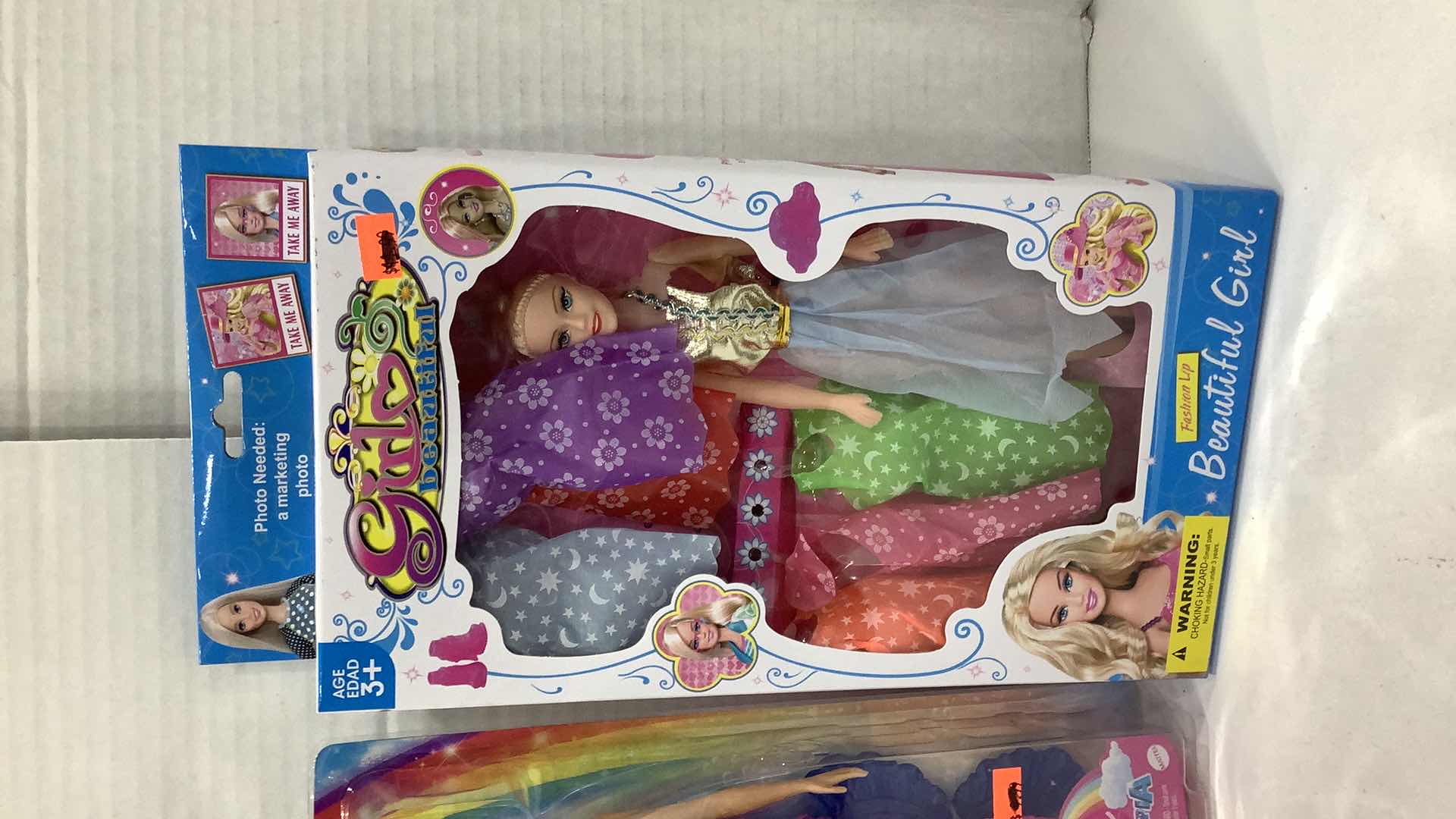 Photo 1 of 3 PCS  DOLLS AND BEAUTY SET