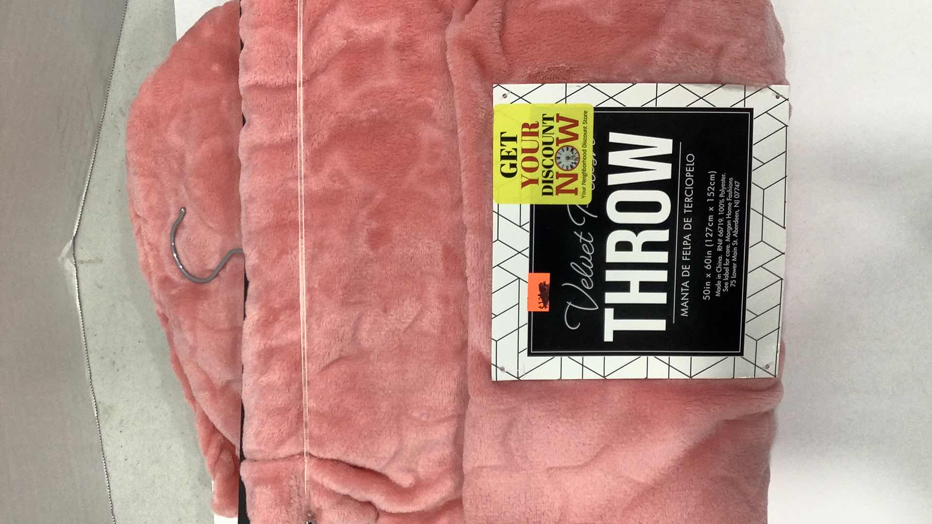 Photo 1 of 2 NEW BLANKETS PINK AND GREY