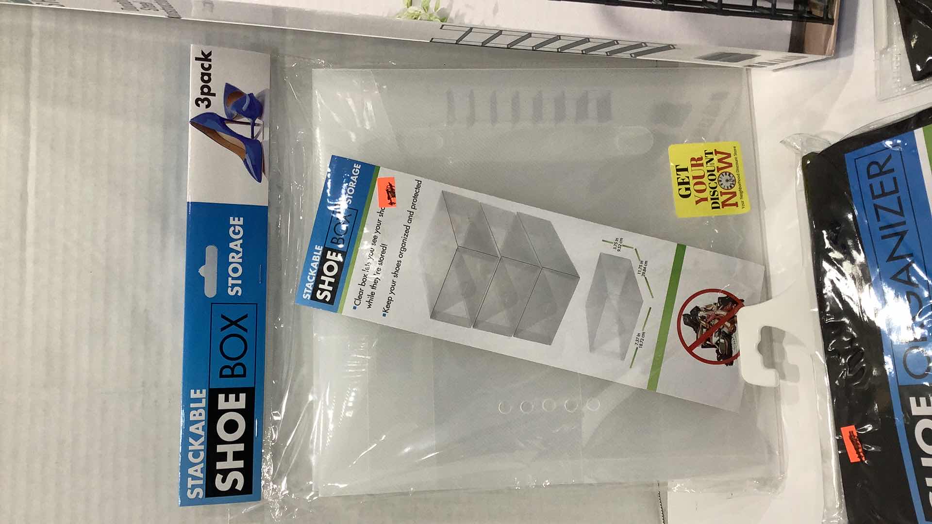 Photo 1 of 4 PCS NEW SHOES ORGANIZERS AND SHELVES