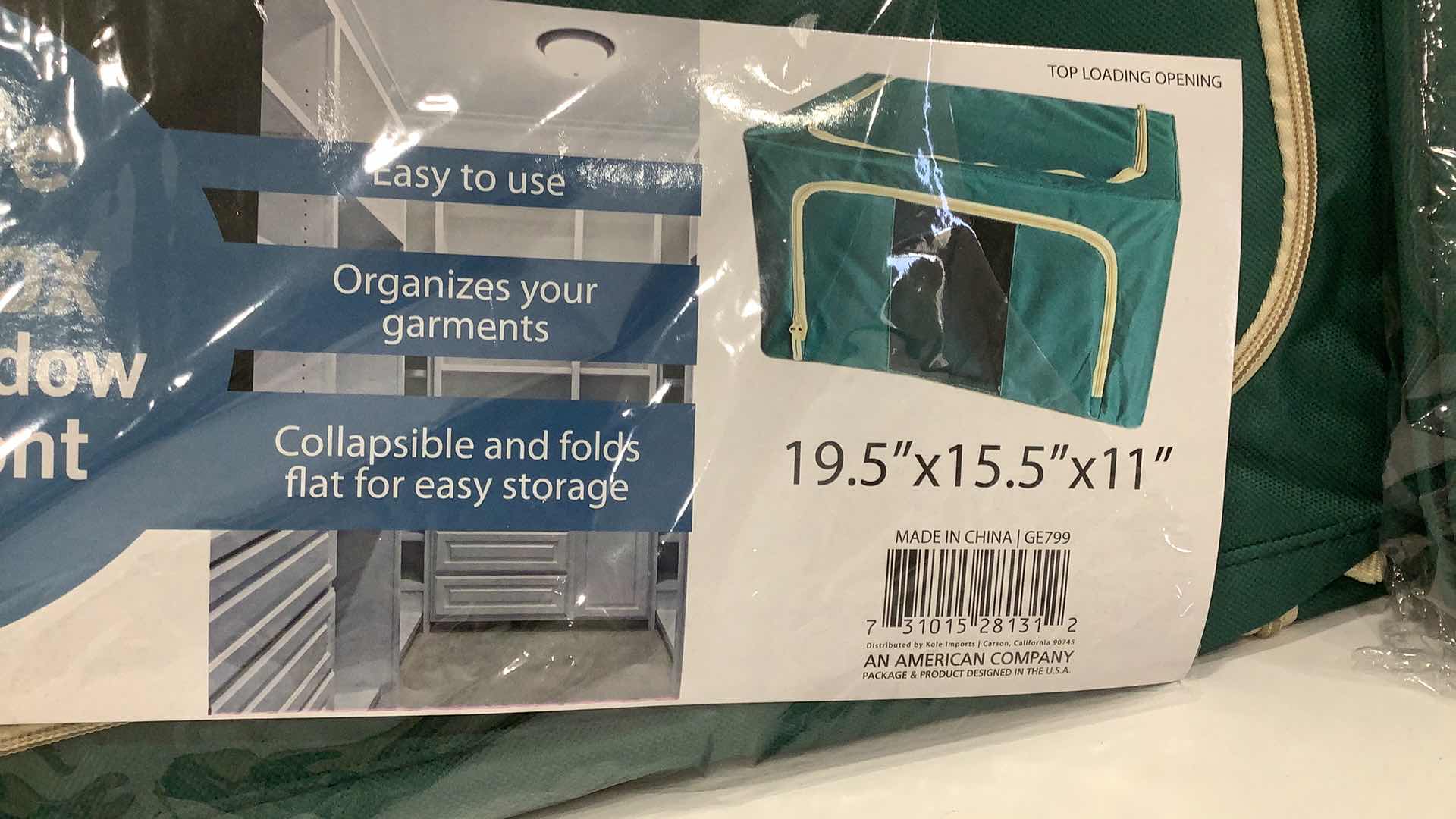 Photo 1 of 2 PCS NEW FABRIC ORGANIZER