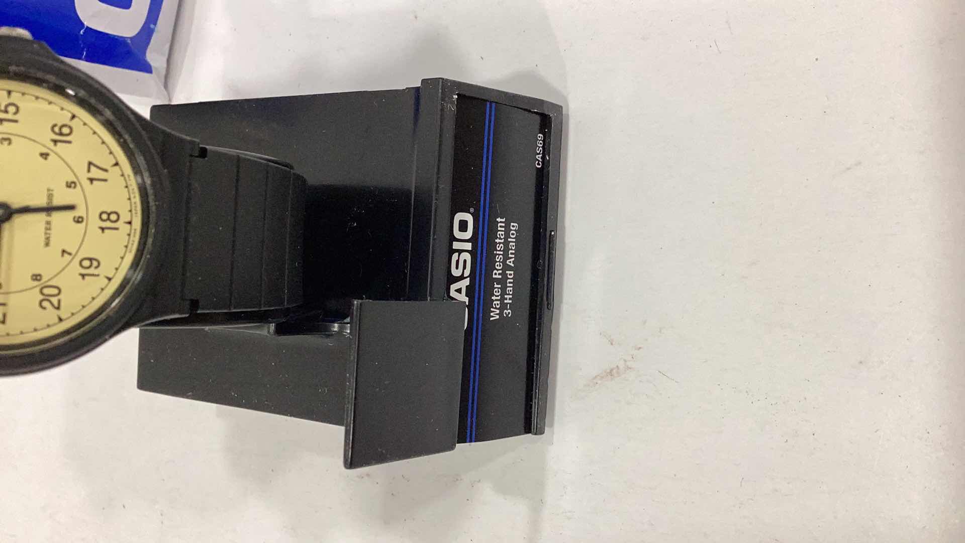 Photo 1 of CASIO UNISEX BLACK WATCH