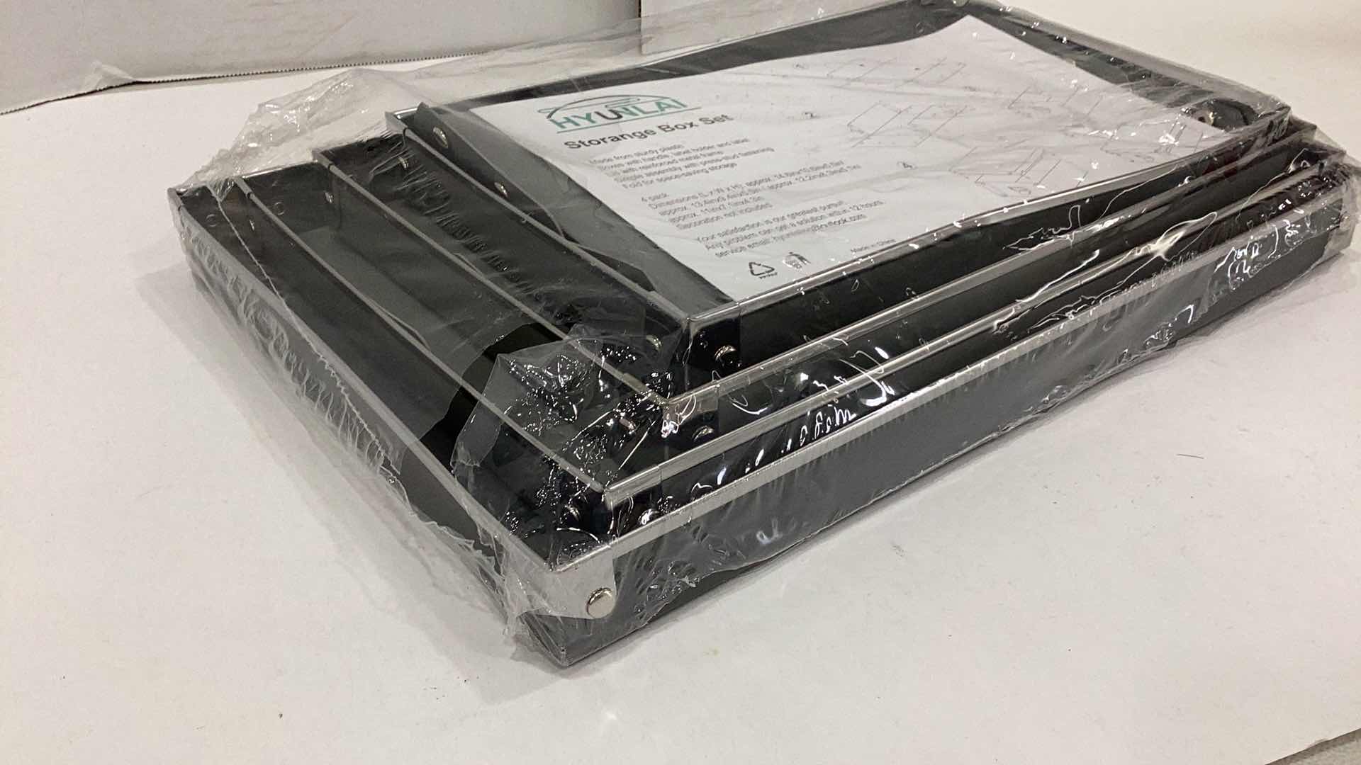 Photo 1 of 4 PCS STORAGE BOX SET