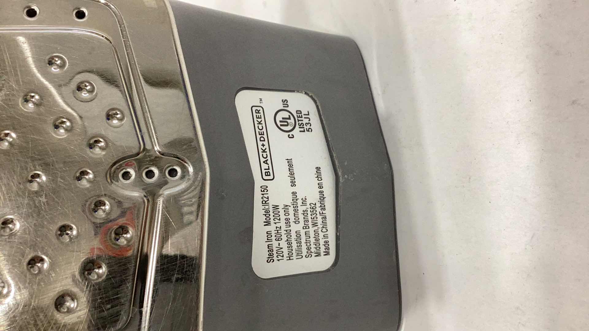 Photo 1 of BLACK-DECKER IRON