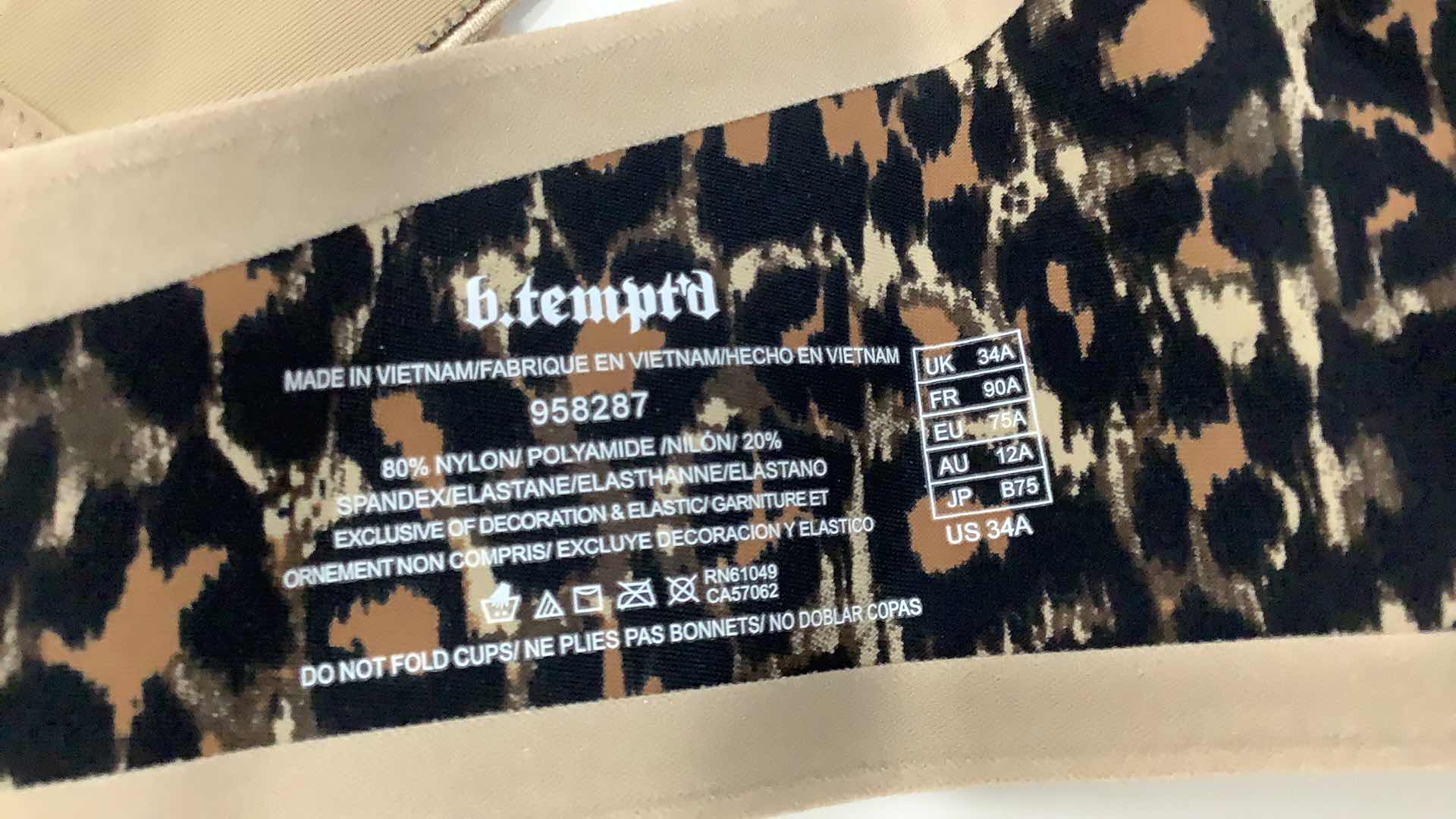 Photo 1 of 2 WOMEN BRA SIZE 34A and M