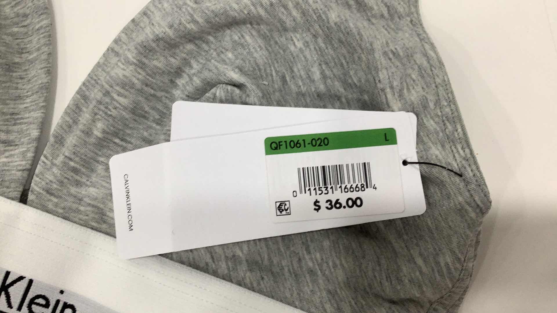 Photo 1 of CALVIN KLEIN WOMEN BRA SIZE L