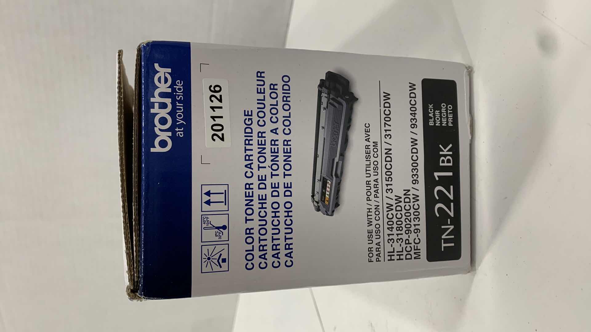 Photo 1 of BROTHER COLOR TONER CARTRIDGE TN-221 BK