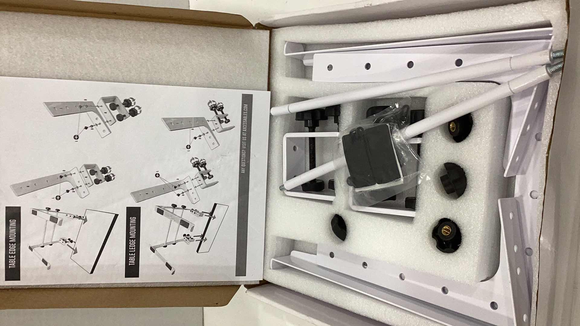 Photo 1 of ADJUSTABLE LAPTOP STAND WITH DESK CLAMPS