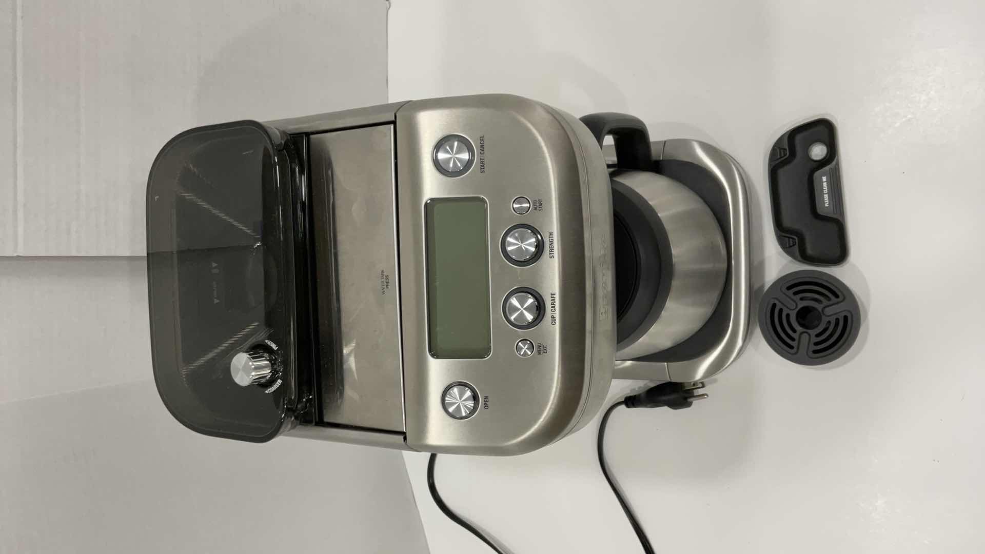 Photo 2 of BREVILLE GRIND CONTROL COFFEE MAKER, BRUSHED STAINLESS STEEL